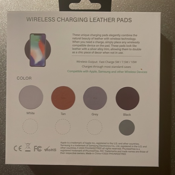 PHUNKEE TREE Marble-Print Charging Pad 4 different colors u pick - Picture 3 of 7